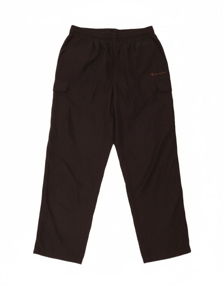 CHAMPION Mens Cargo Tracksuit Trousers XL  Black Polyester Vintage Champion and Second-Hand Champion from Messina Hembry 