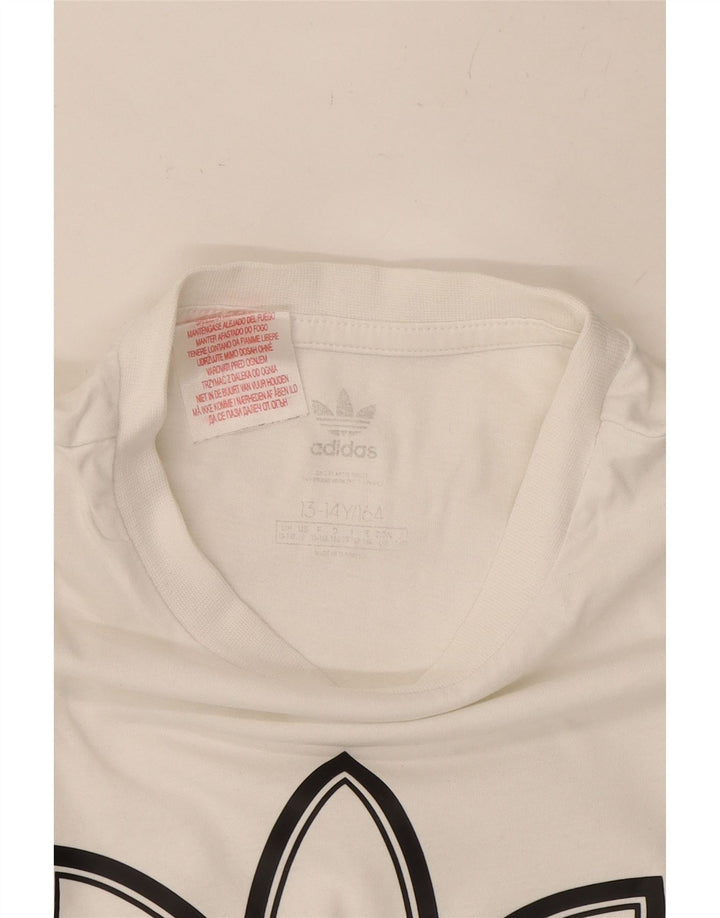 Camiseta ADIDAS Boys Graphic 13-14 Anos Algodão Branco