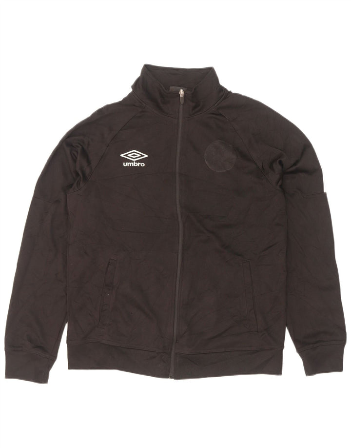 Jaqueta masculina de agasalho Umbro grande poliéster preto