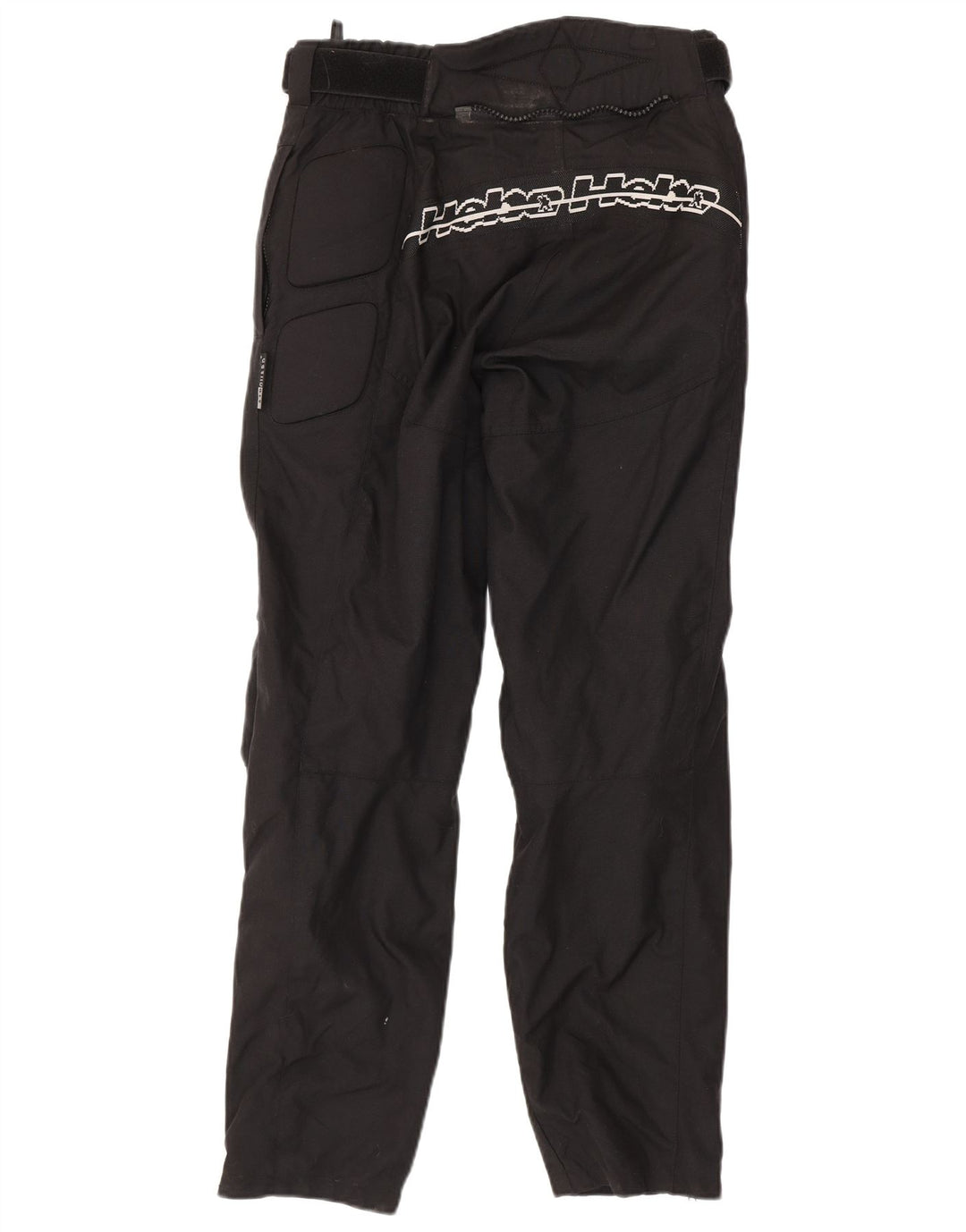 Calça masculina Hebo Motorstyle Graphic Slim grande W34 L31 poliamida preta