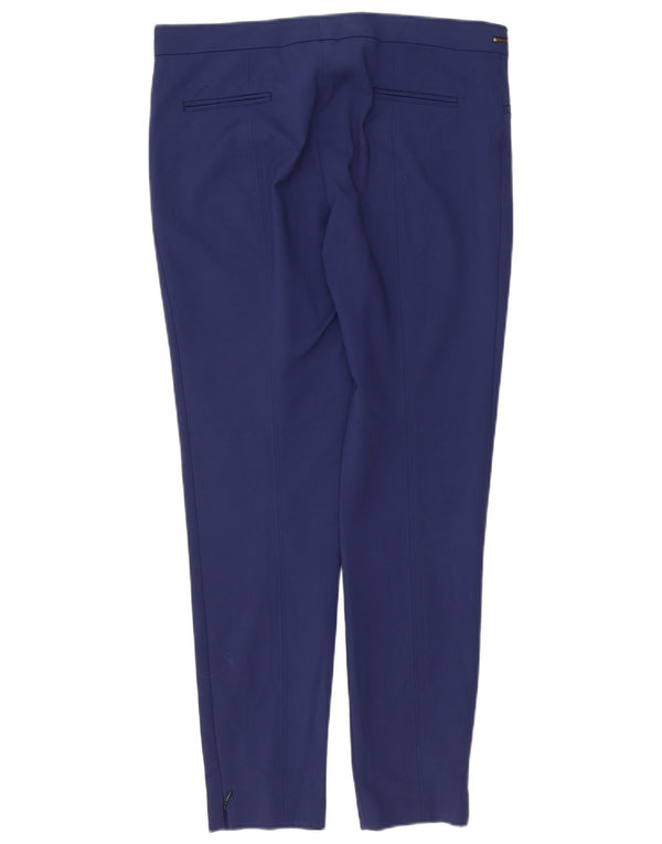 Zara Calça feminina casual slim XL W32 L30 algodão azul marinho