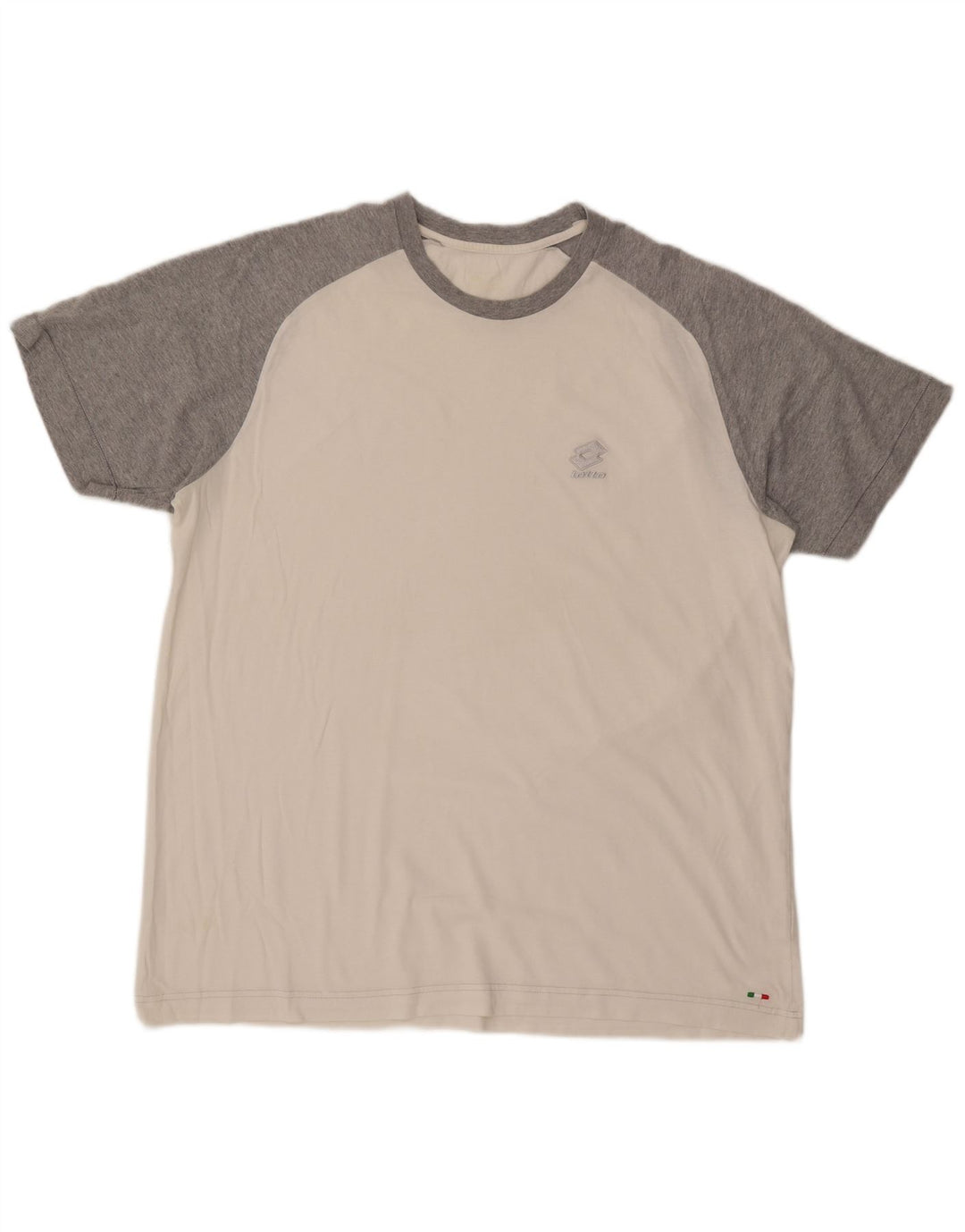 Camiseta masculina LOTTO UK 46/46 3XL algodão colorido branco