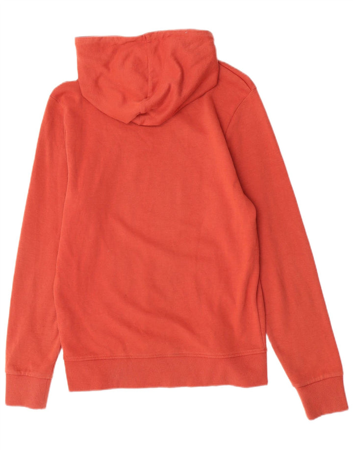 Jack & Jones moletom com capuz masculino pequeno algodão laranja