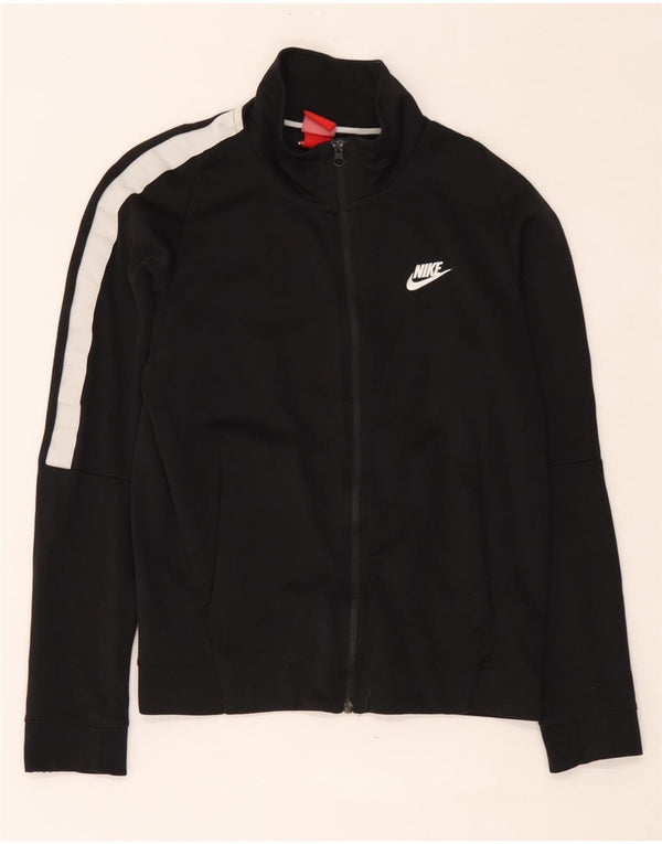 Nike Mens Treino Top Jacket Pequeno Preto Colorblock Algodão