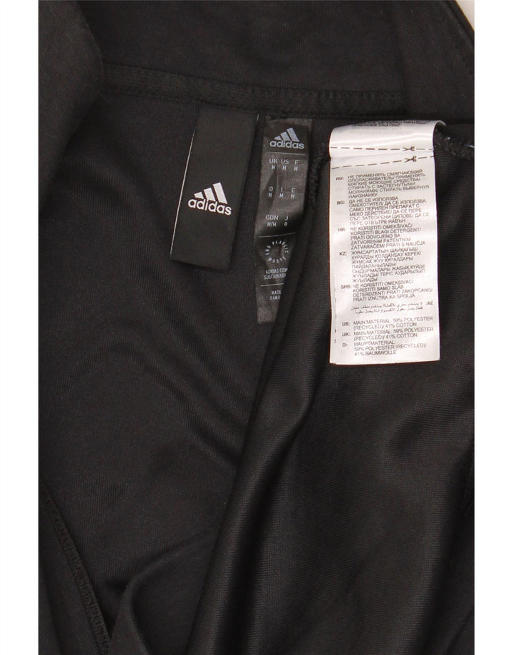 Adidas Mens Aeroready Graphic Tracksuit Top Jaqueta Médio Preto Poliéster