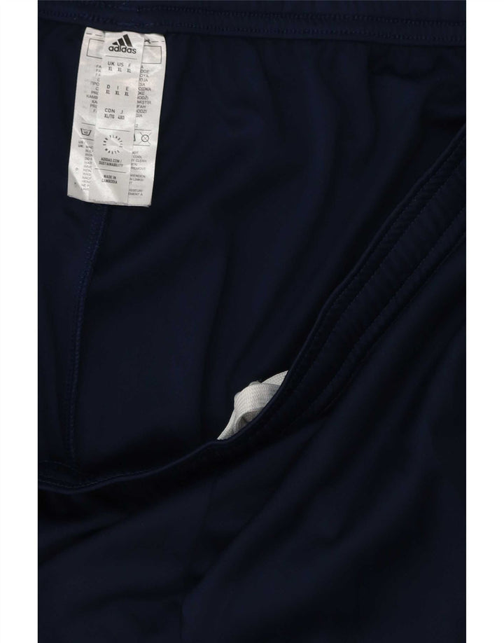 Shorts esportivos masculinos Adidas XL azul marinho poliéster