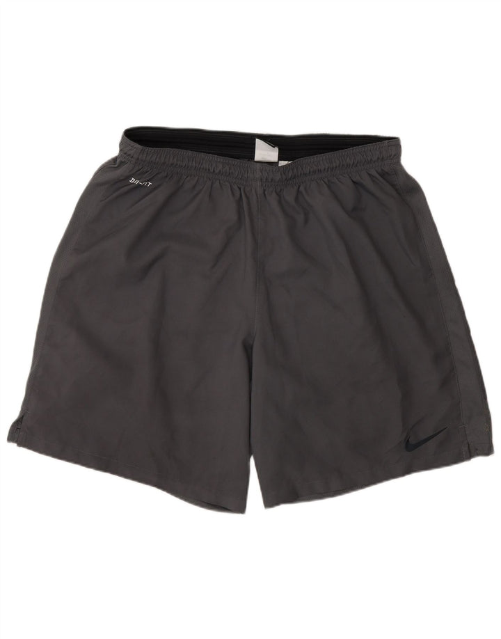 Shorts esportivos masculinos Nike Dri Fit 2XL cinza poliéster