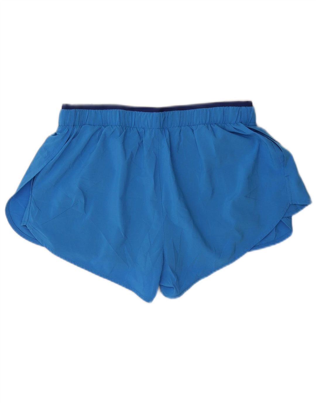 Shorts esportivos femininos Nike Dri Fit UK 12 poliéster azul médio