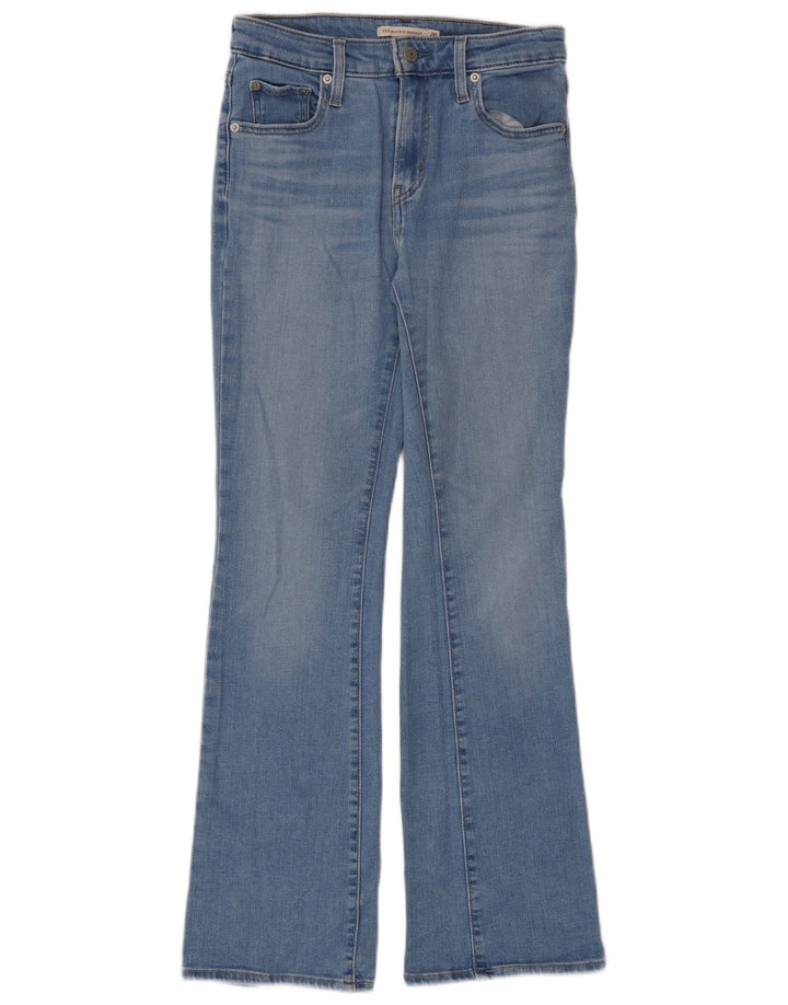Calça jeans feminina Levi's 725 High Rise Bootcut W26 L30 azul algodão