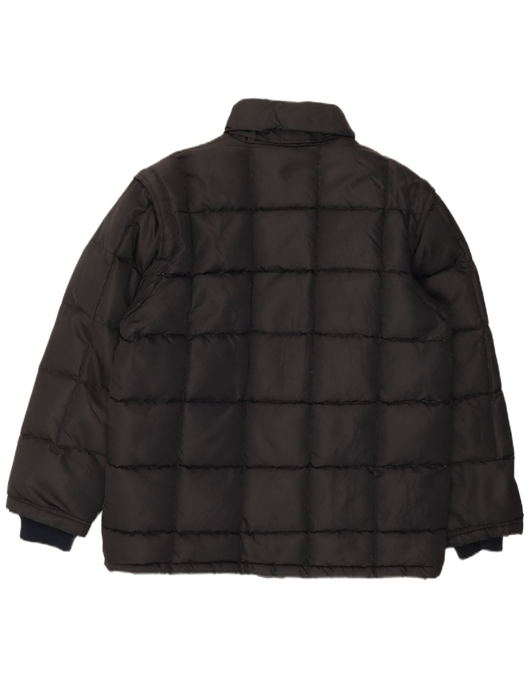 Jaqueta acolchoada masculina Lennards UK 40 grande nylon preto