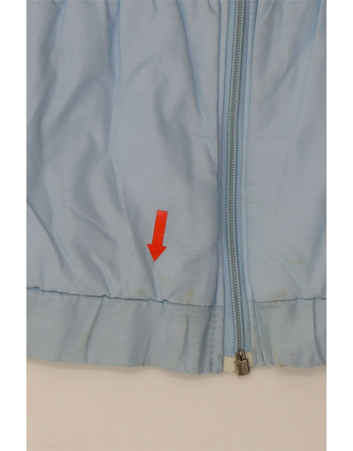 VINTAGE Womens Padded Gilet UK 14 Medium Blue Polyester Vintage Vintage and Second-Hand Vintage from Messina Hembry 