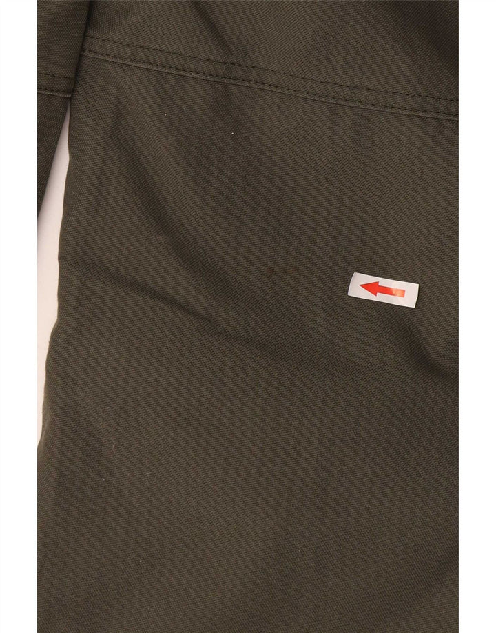 Calças cargo retas masculinas Dickies W28 L31 cáqui Colourblock poliéster