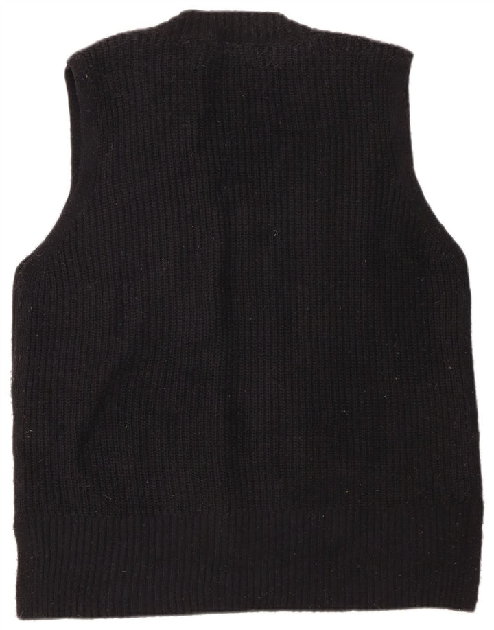 Regata masculina Marks & Spencer com colete grande de poliéster preto