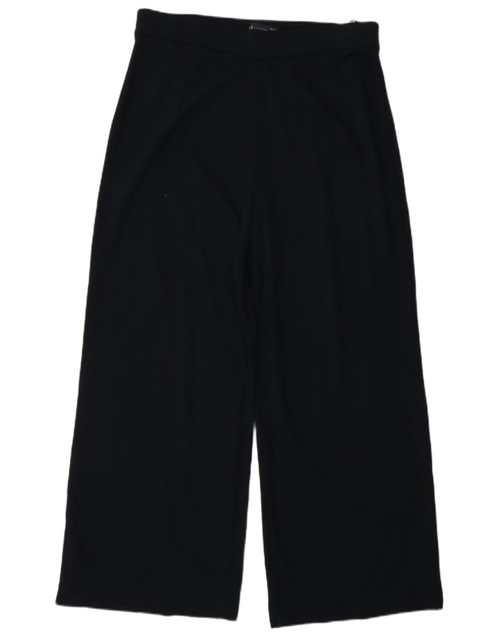 Calça casual feminina MARKS & SPENCER Reino Unido 16 grande W33 L27 azul marinho