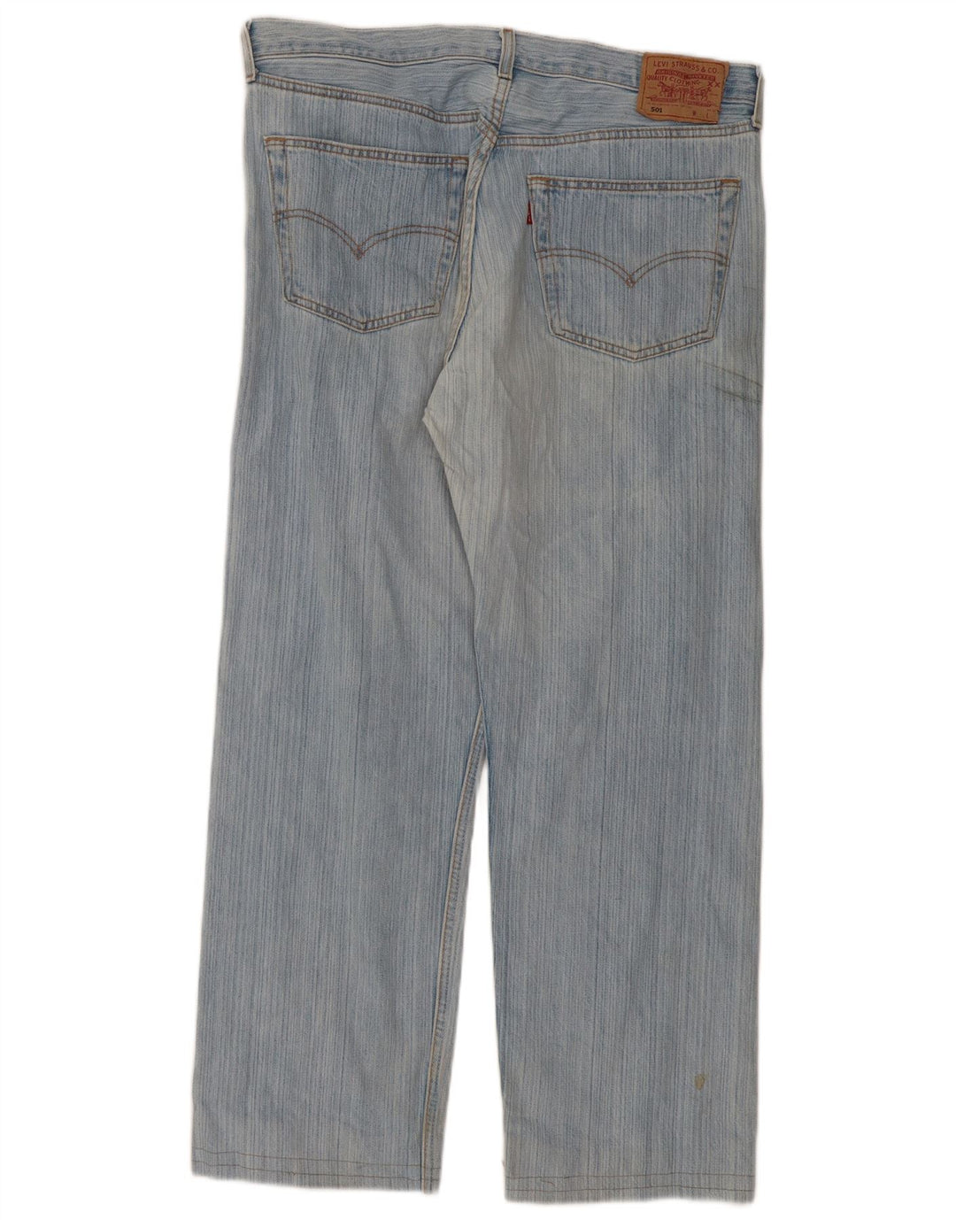 Calça jeans feminina Levi's 501 Straight W38 L29 azul