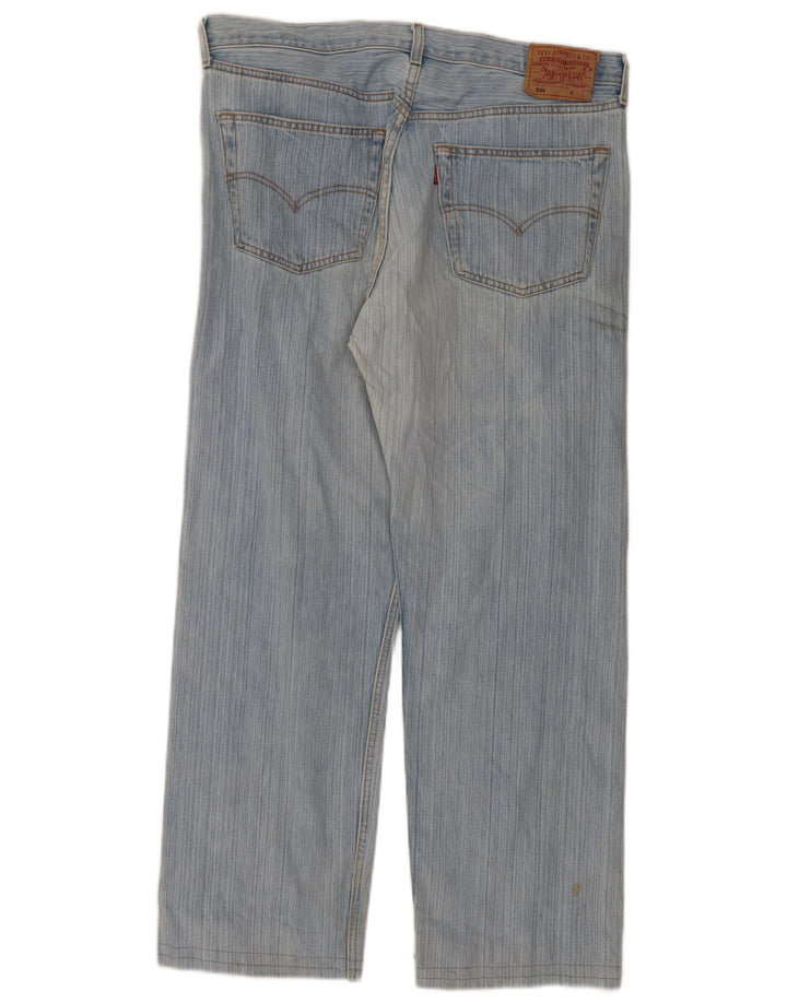 Calça jeans feminina Levi's 501 Straight W38 L29 azul
