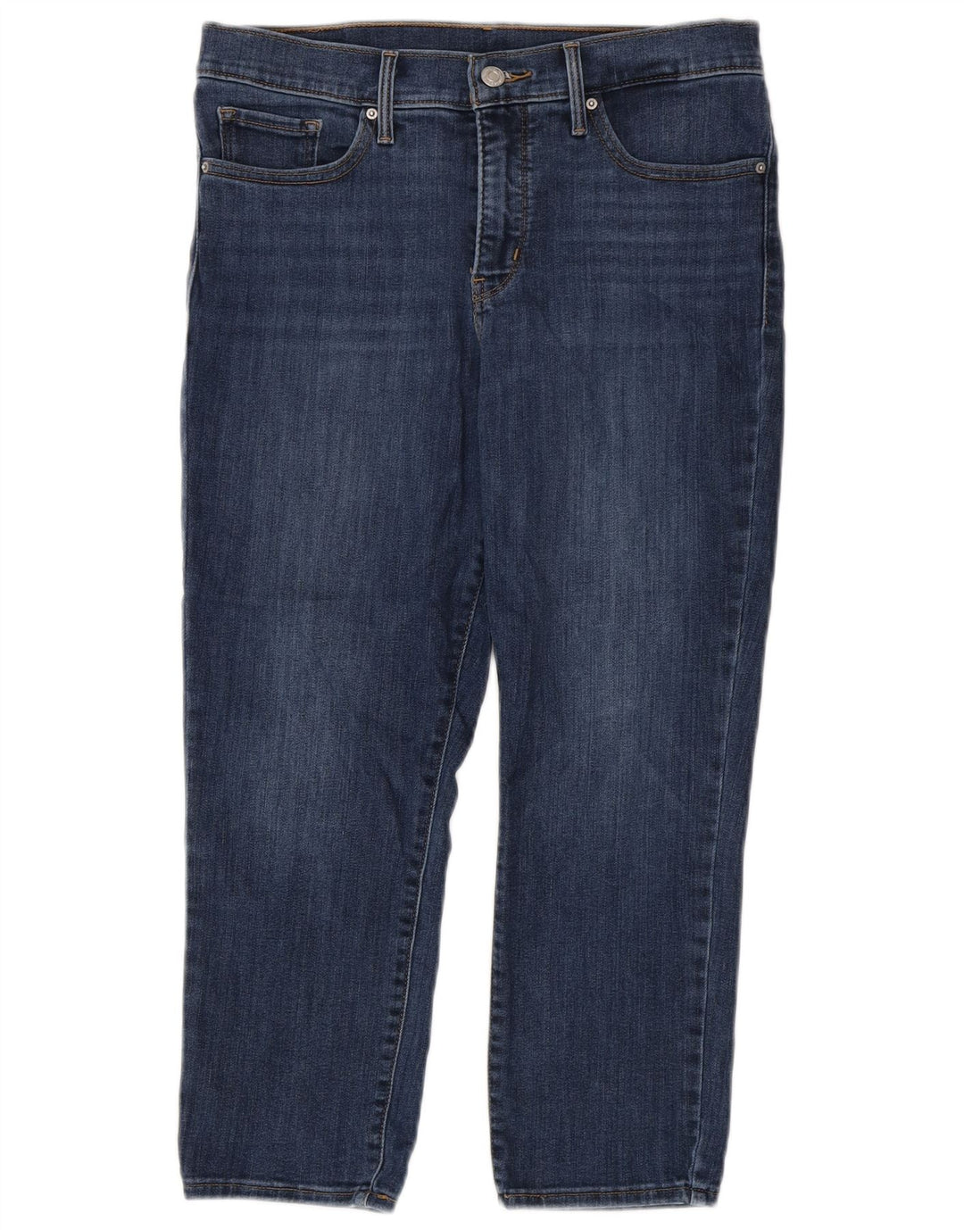 Calça jeans feminina Levi's Capri W30 L23 azul algodão