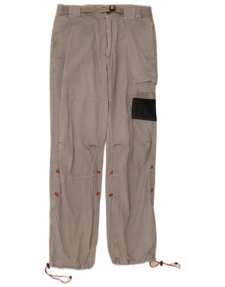 Murphy & Nye Mens Joggers Cargo Calças W33 L32 Algodão Cinza