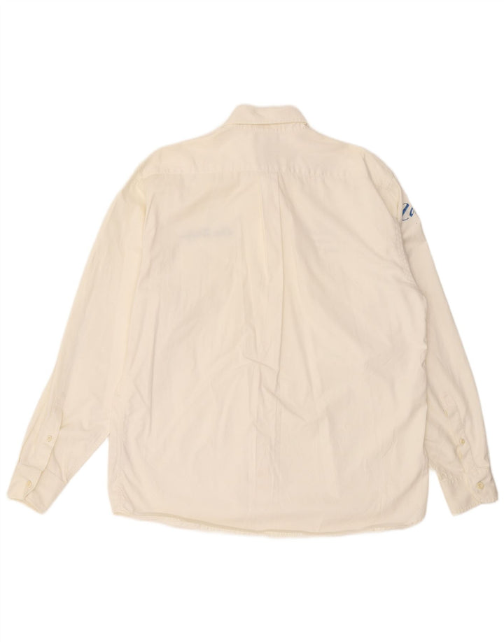 Camisa gráfica masculina North Sails 2XL algodão branco