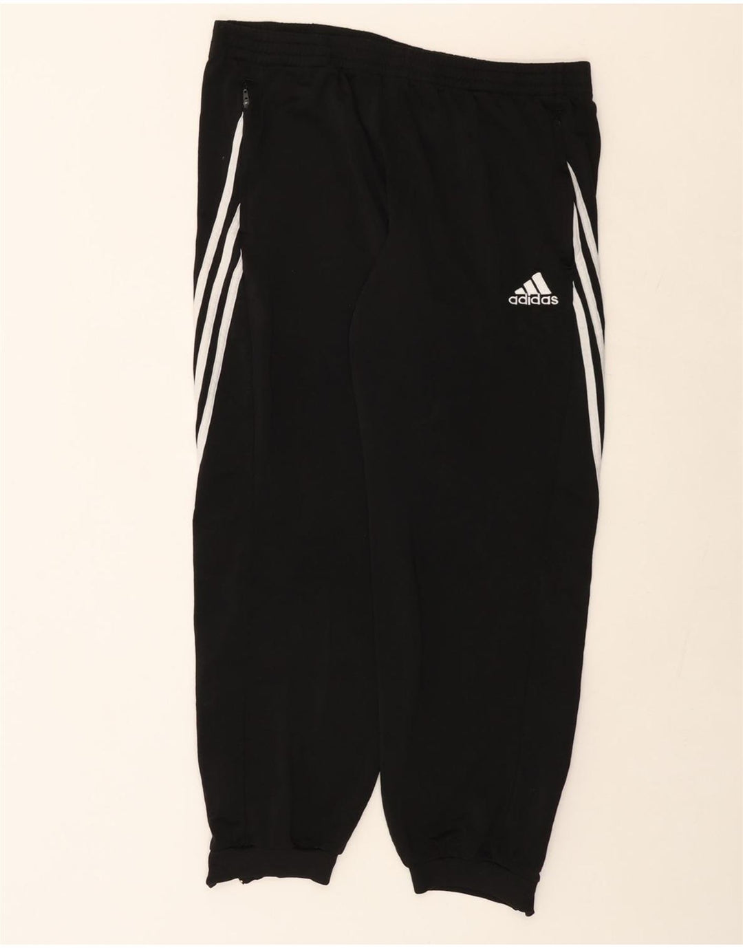 Calças de treino masculinas ADIDAS XL preto poliéster