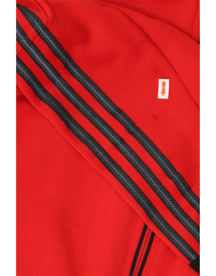 Jaqueta Adidas Mens Climalite Treino Top 2XL Poliéster Vermelho