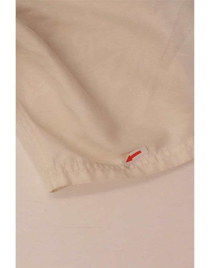Sundek masculino gráfico regular shorts de natação grande branco colorblock praia