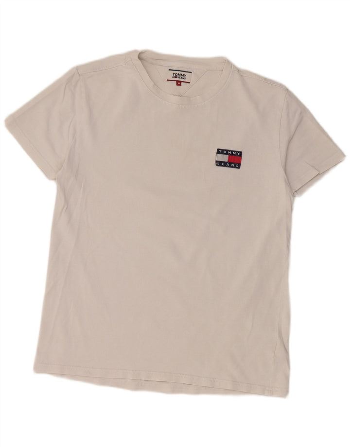 Camiseta masculina Tommy Hilfiger Top médio algodão branco