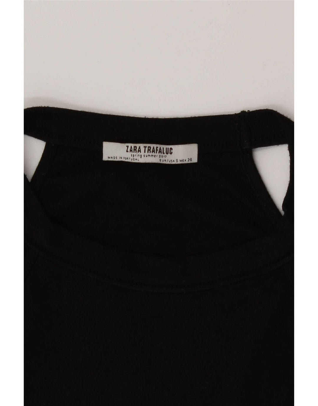 Zara Womens Crop Halter Top Reino Unido 8 Pequeno Preto