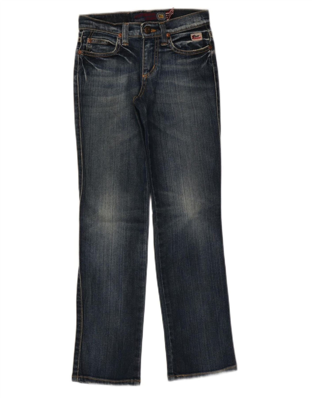 ROY ROGERS Jeans retos para meninas 9-10 anos W24 L26 algodão azul