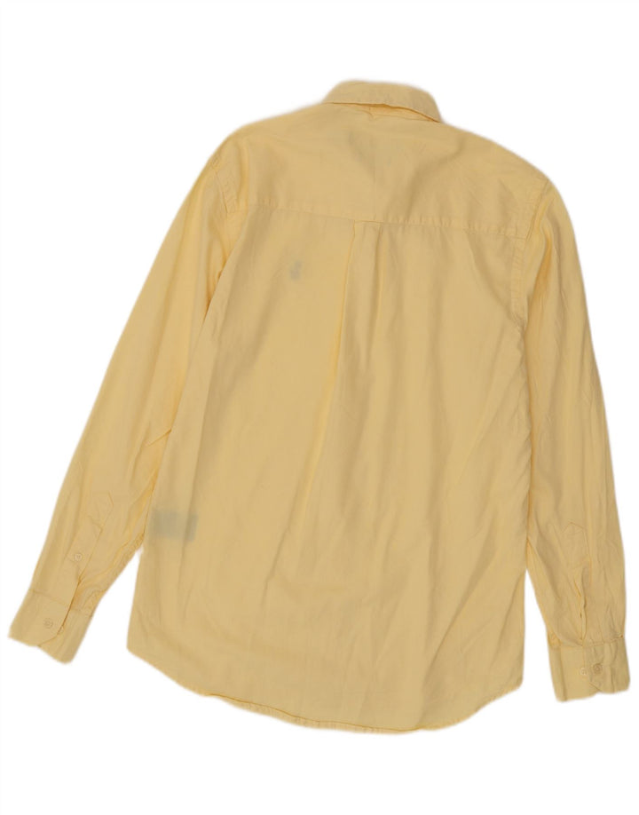 Camisa masculina Ralph Lauren Classic Fit algodão amarelo médio