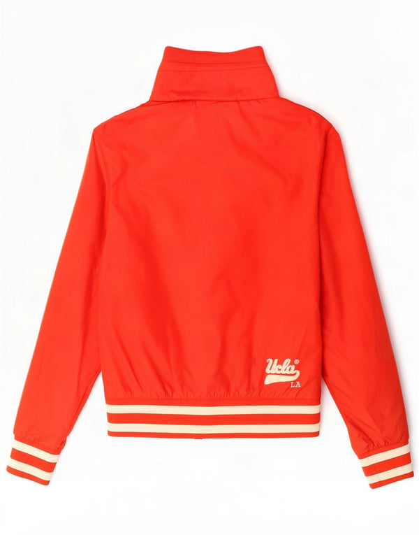 UCLA Mens Los Angeles Tracksuit Top Jacket Pequeno Nylon Vermelho