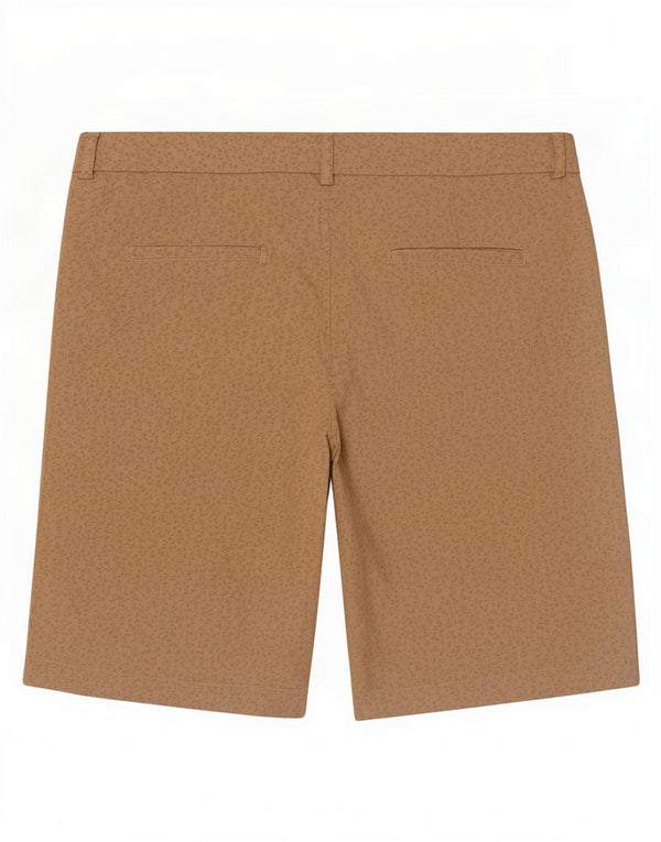 Shorts chino feminino Marks & Spencer Reino Unido 18 XL W38 algodão floral bege