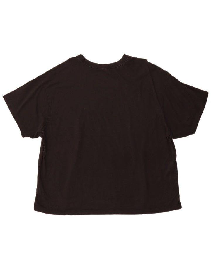 Camiseta feminina NIKE UK 20 2XL algodão preto