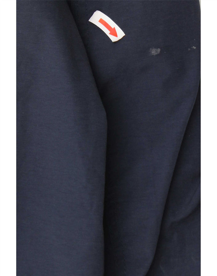 Jaqueta corta-vento com capuz Zara Boys 11-12 anos azul marinho poliéster