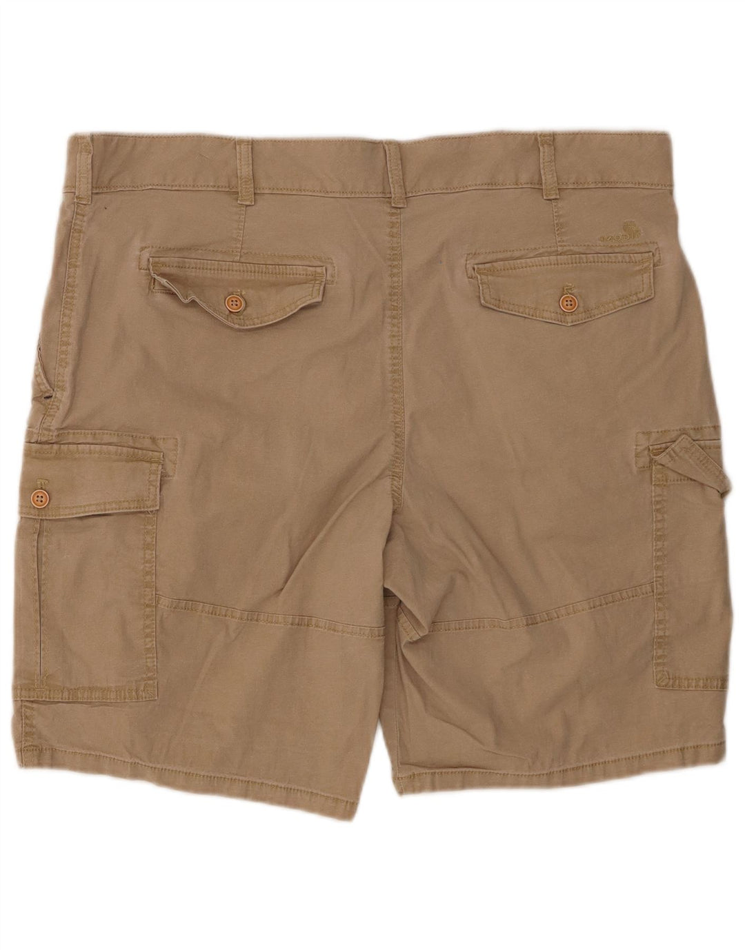 Shorts cargo masculino de água salgada IZOD W40 XL algodão bege