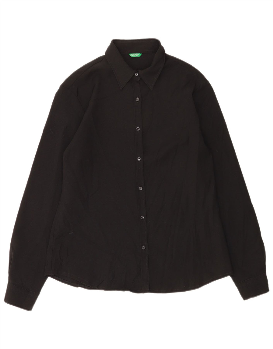 Camisa feminina Benetton UK 14 grande preta