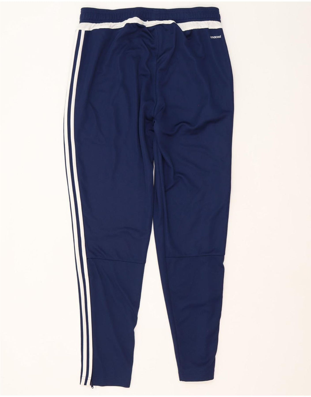 Calça de treino masculina Adidas Climacool grande bloco colorido azul marinho
