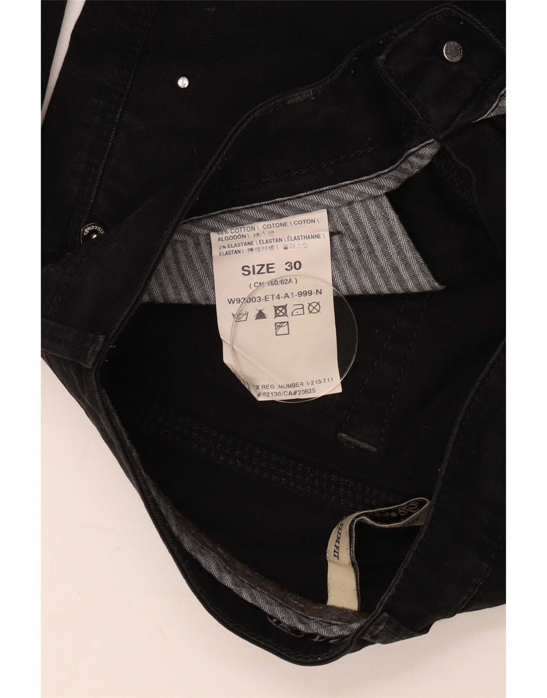 Guess Jeans Slim Feminino W30 L29 Algodão Preto