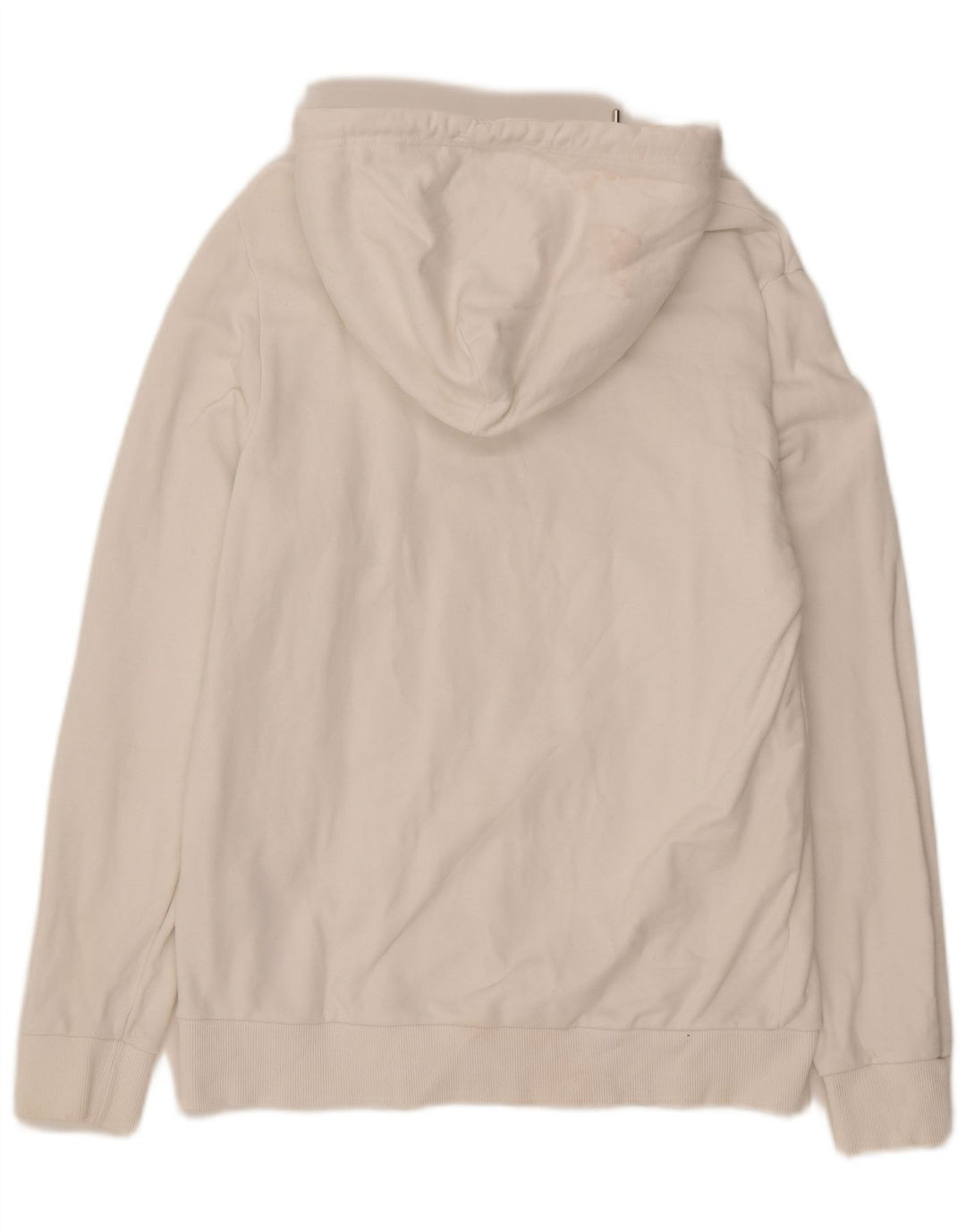 DIESEL moletom com capuz gráfico masculino médio algodão branco