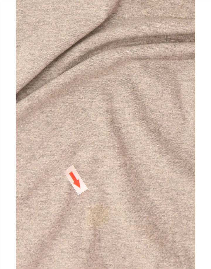 Camiseta masculina Nike grande algodão cinza