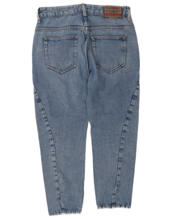 Diesel feminino capri slim jeans W25 L22 algodão azul