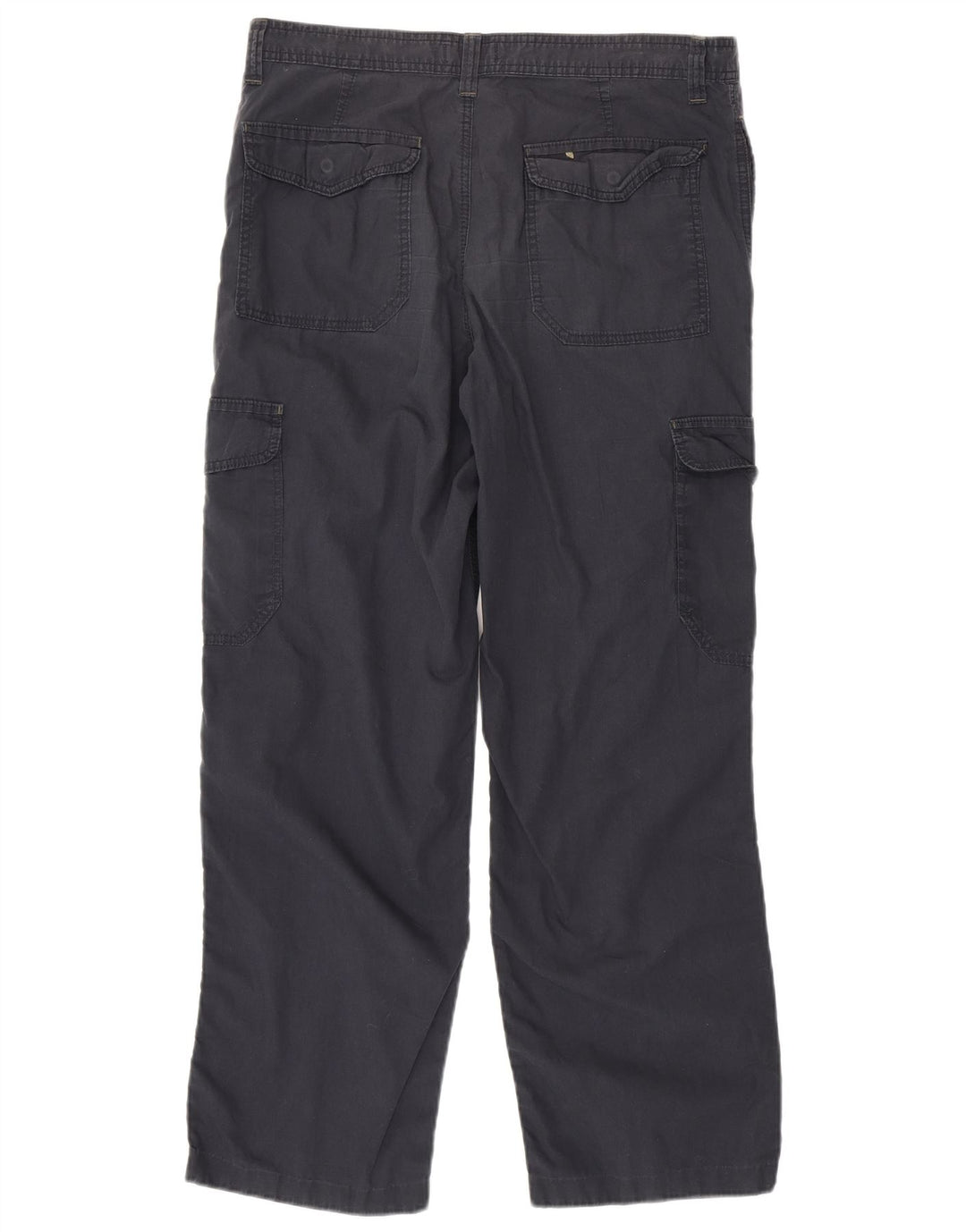 Calça cargo masculina Marks & Spencer Blue Harbour W36 L33 azul marinho