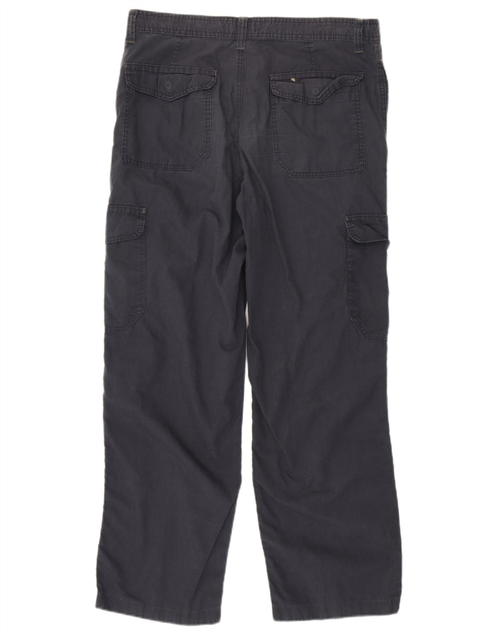 Calça cargo masculina Marks & Spencer Blue Harbour W36 L33 azul marinho