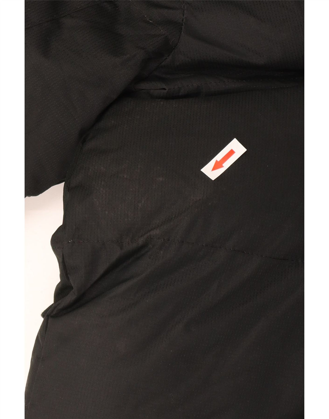 Jaqueta acolchoada com capuz masculina Mountain Warehouse poliéster preto médio Reino Unido 38