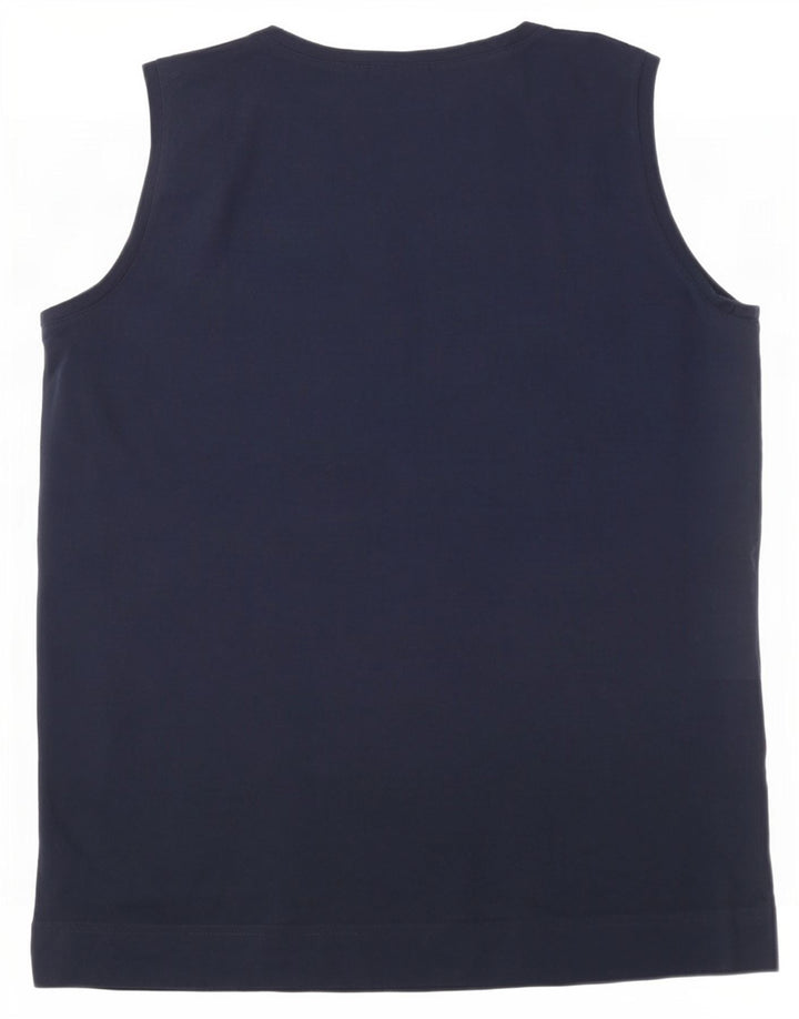 Colete masculino Champion XL azul marinho algodão
