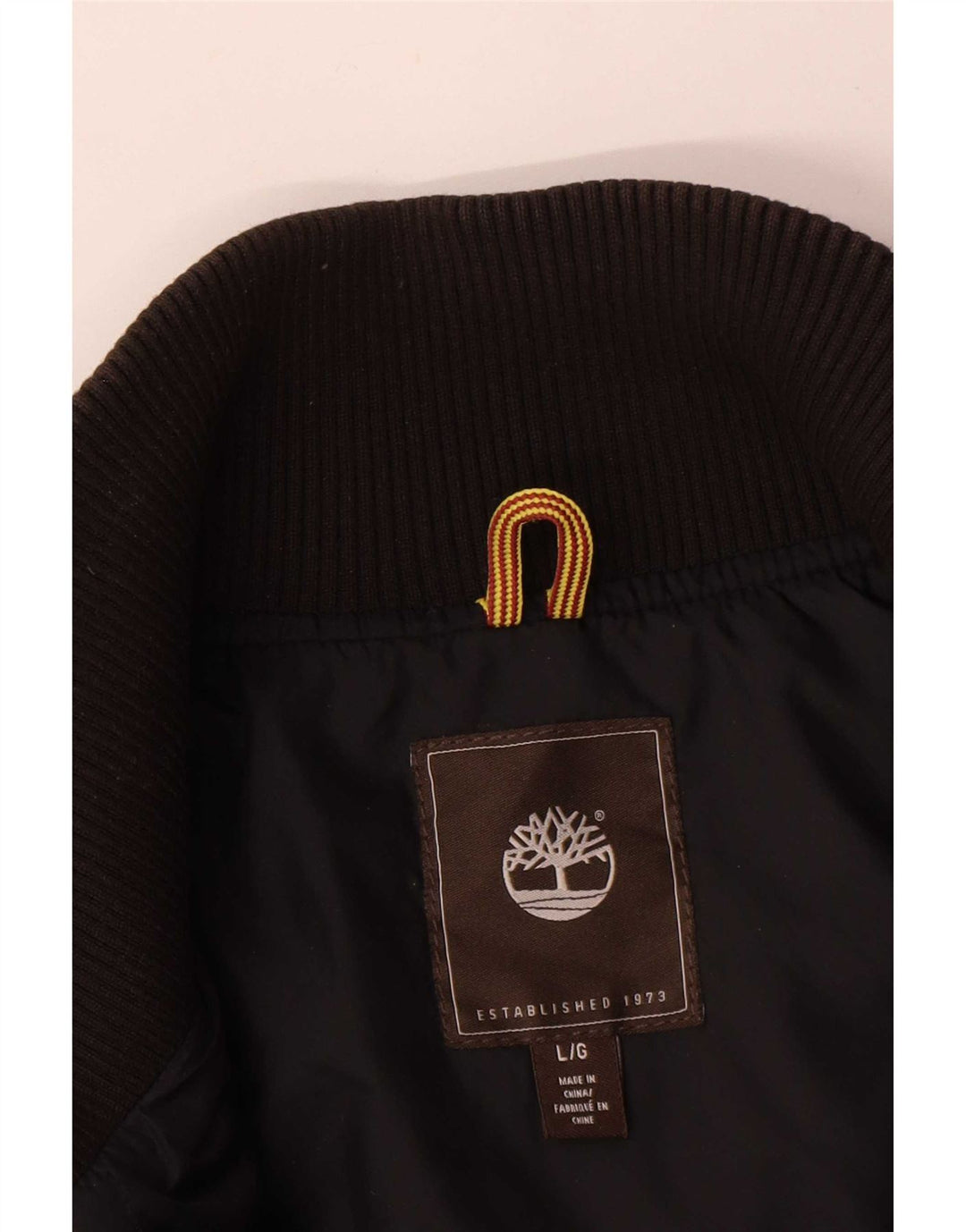 Jaqueta acolchoada masculina Timberland UK 40 grande nylon preto