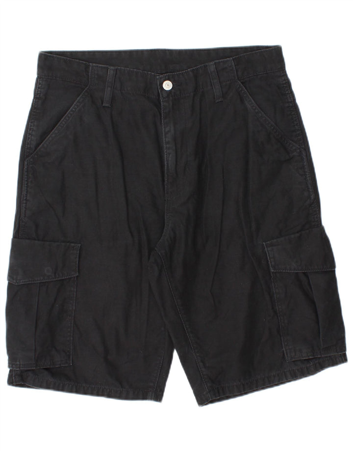 Shorts cargo masculino Levi's W32 médio preto algodão