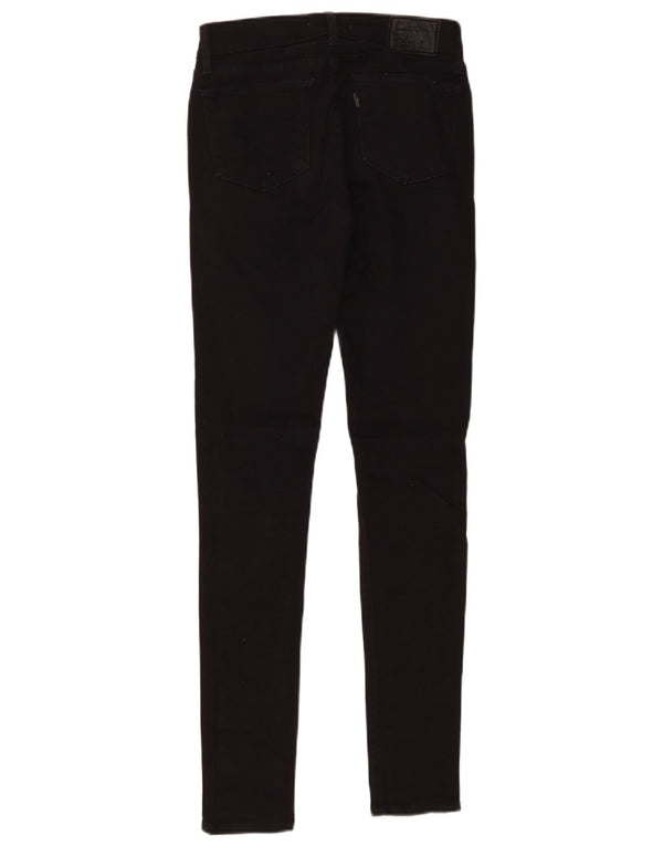 Calça jeans feminina Levi's 711 skinny W24 L30 algodão preto