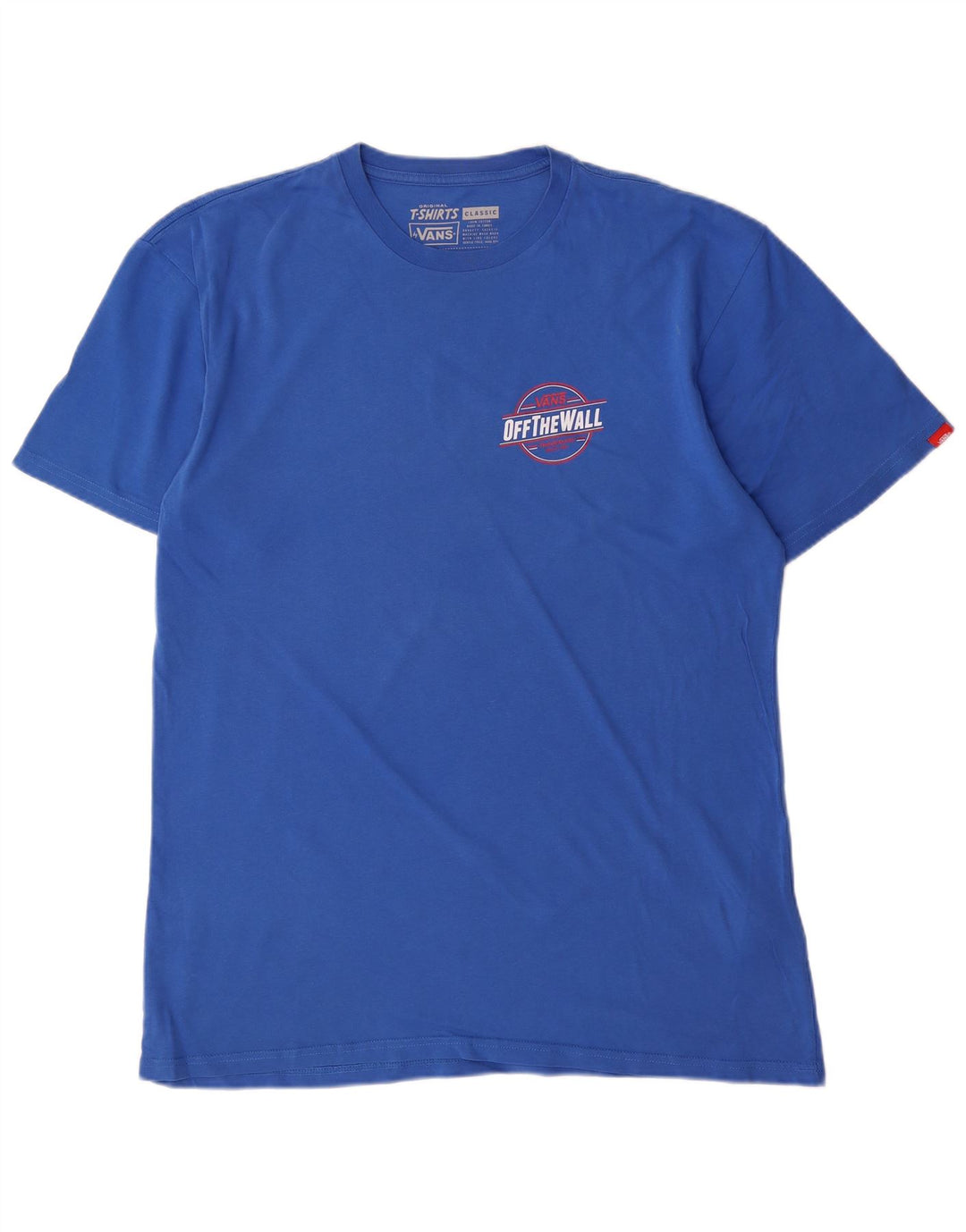 Camiseta VANS Masculina Classic Graphic Top Grande Algodão Azul