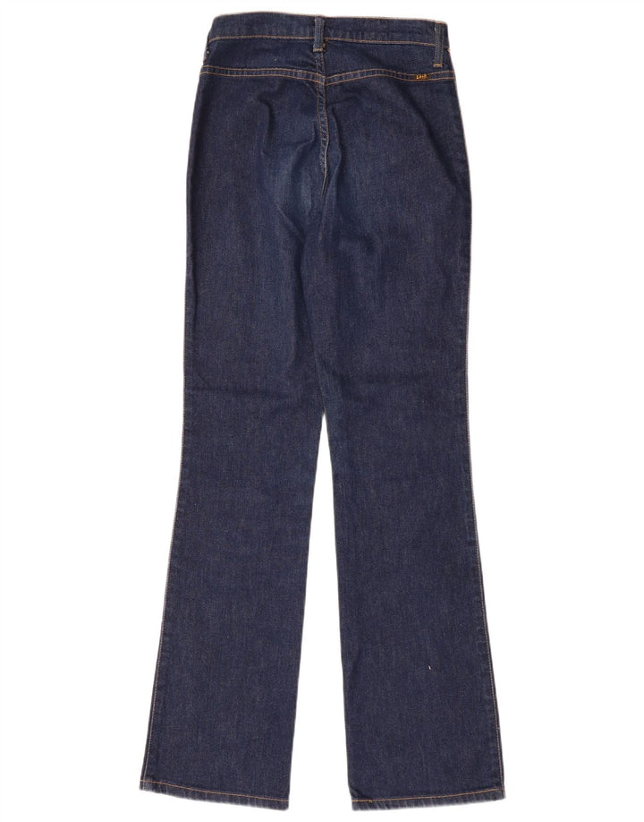 Lee Womens Bootcut Jeans W28 L31 Azul Marinho Algodão